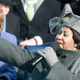 Aretha Franklin sings during the inauguration of Barack Obama on January 20, 2009, in Washington, D.C.